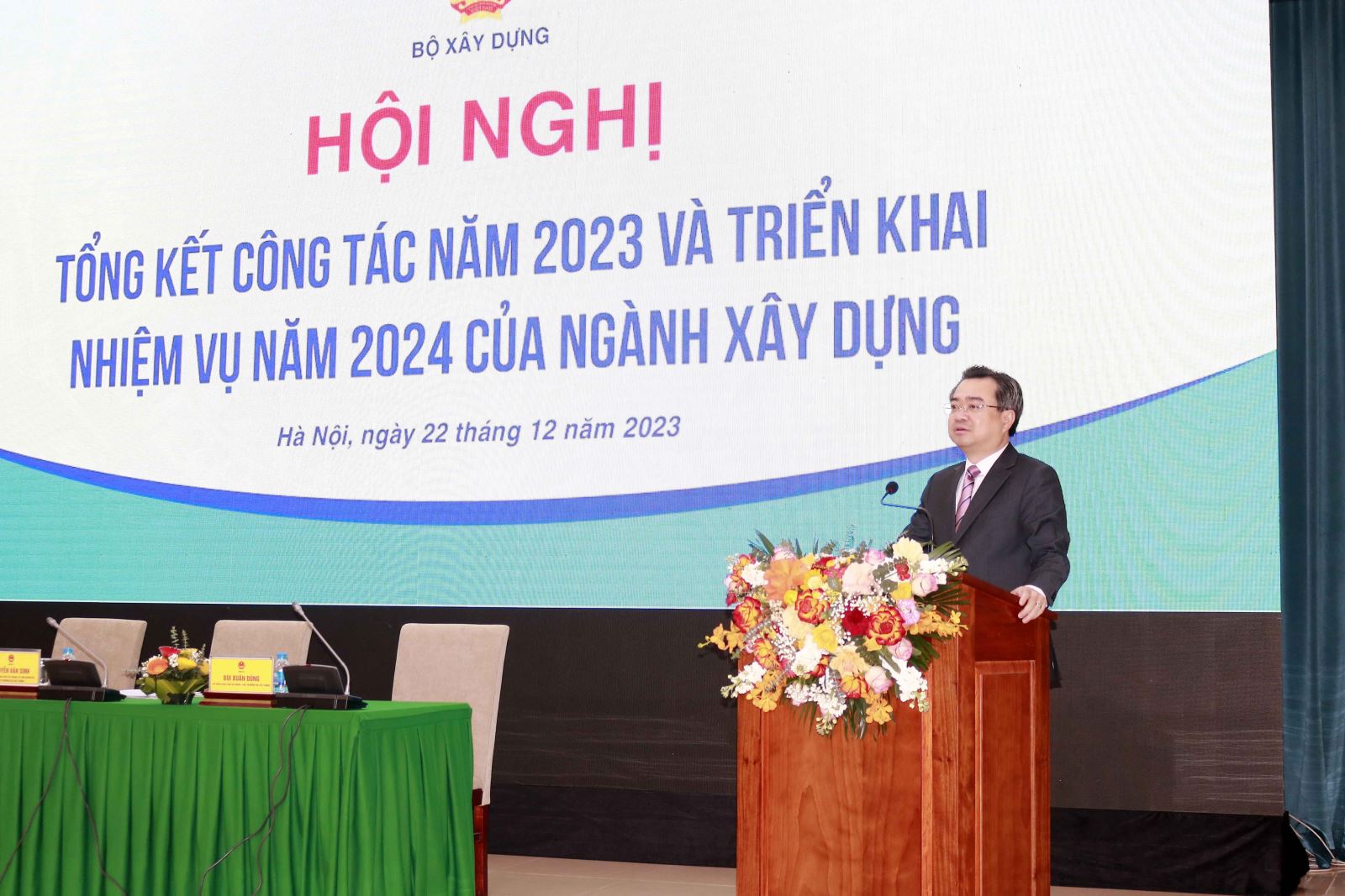 Hội nghị tổng kết công tác năm 2023 và triển khai nhiệm vụ năm 2024 của ngành Xây dựng