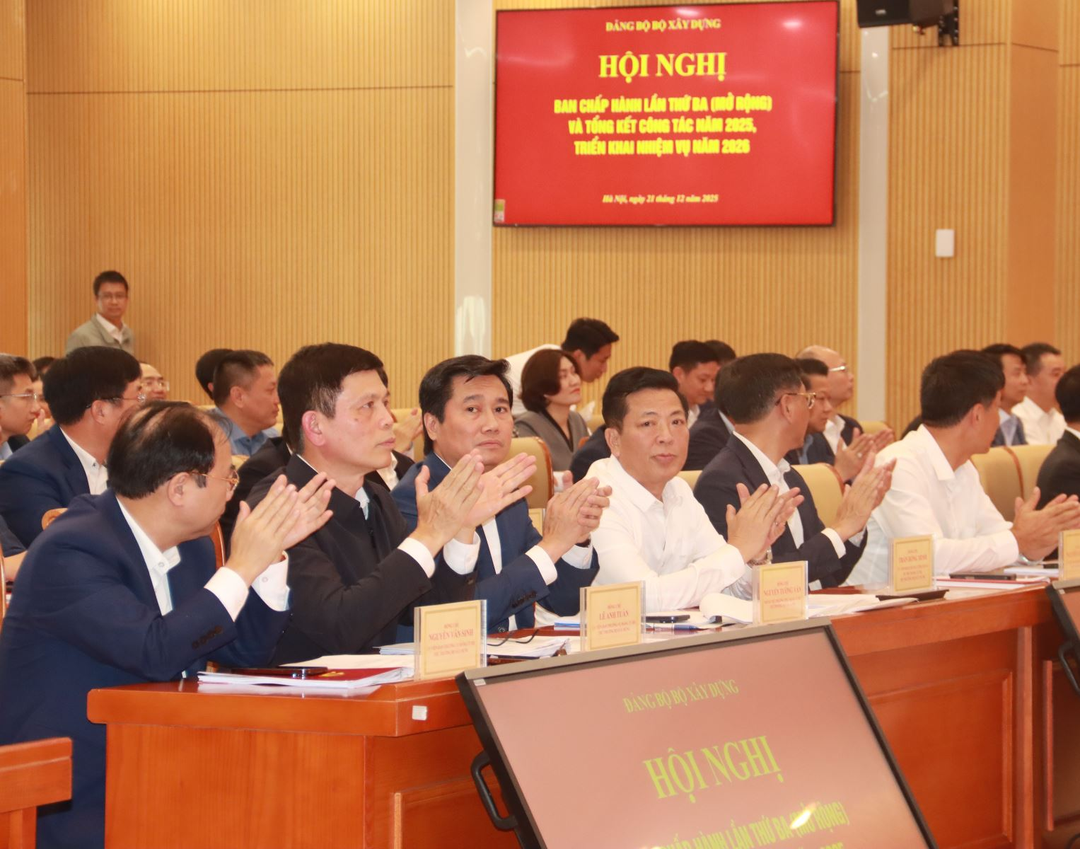 Đảng bộ Bộ Xây dựng triển khai nhiệm vụ năm 2026