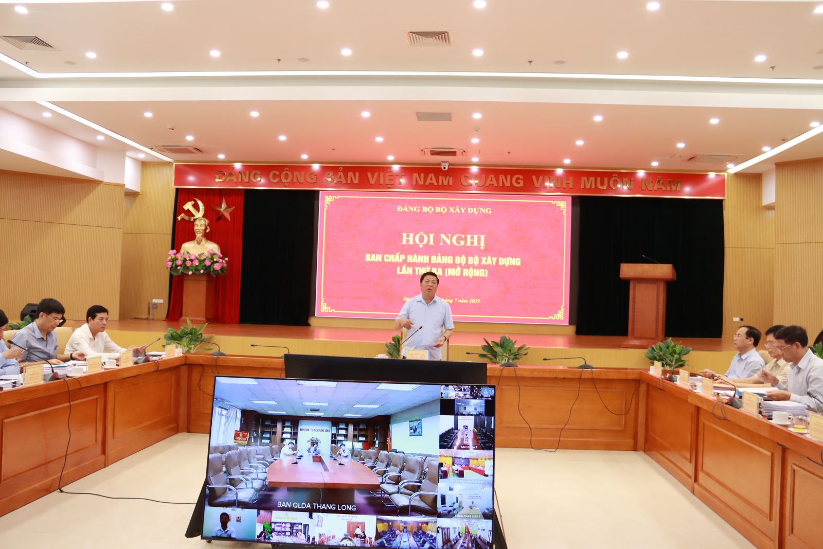 Hội nghị lần thứ ba Ban Chấp hành Đảng bộ Bộ Xây dựng, nhiệm kỳ 2020-2025